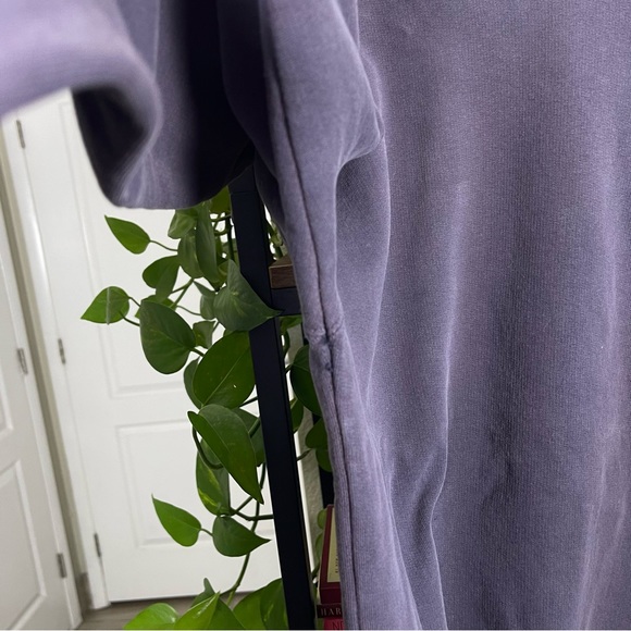 Vtg 90s Y2K Quiksilver Hoodie L Pullover Sweatshirt Grunge Trashed Distressed - Picture 4 of 13